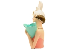 Bunny Bloom Mask Vazo Figürü - 3