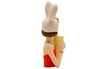 Bunny Bloom Mask Vazo Figürü - Thumbnail