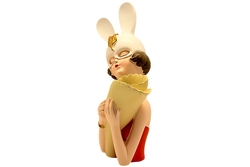 Bunny Bloom Mask Vazo Figürü - 8