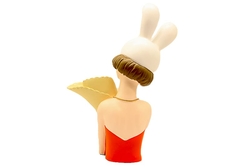 Bunny Bloom Mask Vazo Figürü - 9