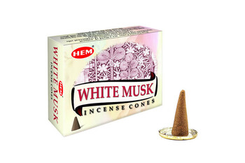 Hem - White Musk Cones