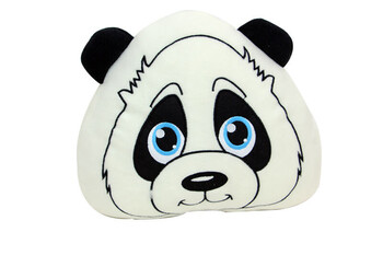 Yastık Polar Peluş Maviş Panda 27 cm - Thumbnail